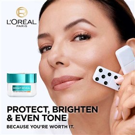 کرم آبرسان و ضد لک لورال LOreal Bright Reveal حجم 50 میلی لیتر