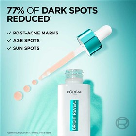 سرم ضد لک نیاسین آمید لورال LOreal Bright Reveal حجم 30 میلی لیتر