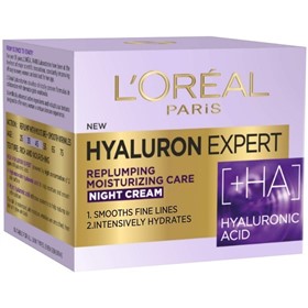 کرم آبرسان و ضدچروک شب لورال هیالورون اکسپرت LOreal Hyaluron حجم 50 میلی لیتر