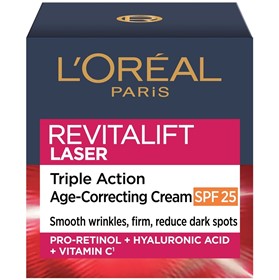 کرم ضدچروک روز و ضدآفتاب لورال رویتالیفت لیزر Laser Triple Action SPF25 حجم 50 میلی لیتر