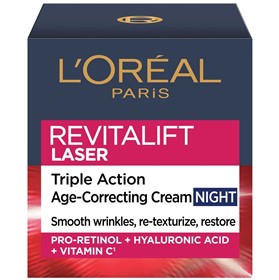 کرم ضدچروک شب لورال رویتالیفت لیزر LOreal Laser Triple Action حجم 50 میلی لیتر