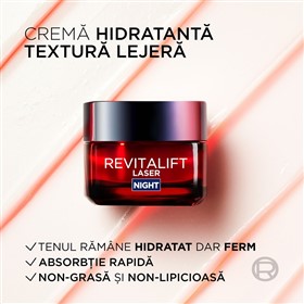 کرم ضدچروک شب لورال رویتالیفت لیزر LOreal Laser Triple Action حجم 50 میلی لیتر
