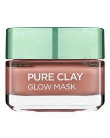 ماسک روشن کننده و لایه بردار لورال LOreal Pure Clay Glow Mask حجم 50 میلی لیتر