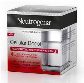 کرم ضدپیری و نوسازی شب نوتروژنا سلولار بوست Neutrogena Cellular Boost حجم 50 میلی لیتر