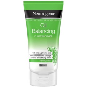 ماسک مات کننده و پاکسازی پوست چرب نوتروژنا Neutrogena In-Shower Mask حجم 150 میلی لیتر