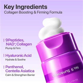 ضدآفتاب نامبوزین Numbuzin 9 NAD Peptides حجم 50 میلی لیتر