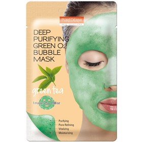 ماسک تصفیه کننده صورت اکسیژن و چای سبز پیوردرم Purederm Green O2