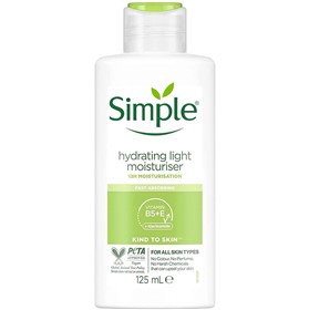 کرم مرطوب کننده سبک سیمپل Simple Hydrating Light Moisturiser حجم 125 میلی لیتر