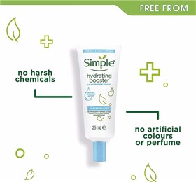 کرم آبرسان صورت سیمپل Simple Hydrating Booster حجم 25 میلی لیتر