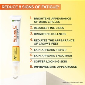 کرم دور چشم ویتامین سی گارنیه Garnier Vitamin C Glow حجم 15 میلی لیتر