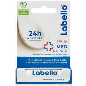 بالم مرطوب کننده و ترمیم کننده لب لابلو Labello Med Repair حجم 5.5 میلی لیتر