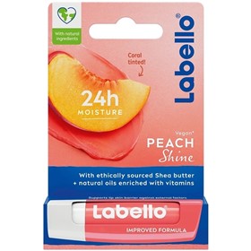 بالم مرطوب کننده لب لابلو طعم هلو Labello Peach Shine حجم 5.5 میلی لیتر