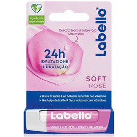 بالم مرطوب کننده لب لابلو رنگ رزی ملایم Labello Soft Rose حجم 5.5 میلی لیتر