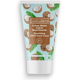 کرم مغذی دست روغن نارگیل اولودرم Evoluderm Coco حجم 50 میلی لیتر