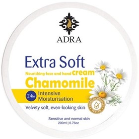 کرم مرطوب کننده و تسکین دهنده بابونه آدرا Adra Chamomile حجم 200 میلی لیتر 