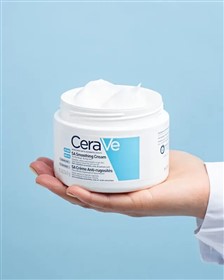کرم صاف کننده پوست ناهموار سراوی Cerave SA Smoothing وزن 340 گرم