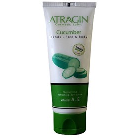 کرم مرطوب کننده خیار عطراگین Atragin Cucumber حجم 75 میلی لیتر