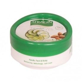 کرم مرطوب کننده خیار عطرآگین Atragin Cucumber حجم 150 میلی لیتر