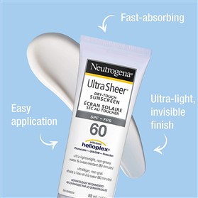 لوسیون ضدآفتاب بدن نوتروژنا اولترا شیر Neutrogena Ultra Sheer Dry-Touch SPF60 حجم 88 میلی لیتر