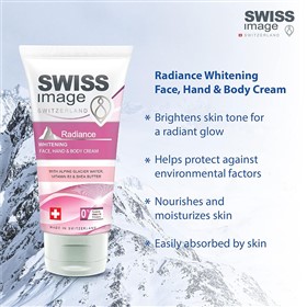 کرم روشن کننده صورت و بدن سوئیس ایمیج Swiss Image Radiance حجم 75 میلی لیتر