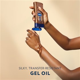روغن برنزه کننده و درخشان کننده بدن وازلین Vaseline Golden Hour حجم 200 میلی لیتر