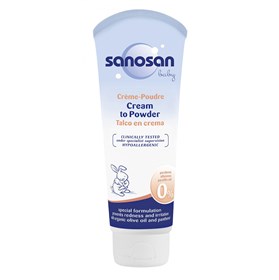 پودر بچه کرمی سانوسان Sanosan Cream to powder حجم 100 میلی لیتر