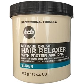 کرم صاف کننده قوی مو تی سی بی هیر ریلکسر سوپر Tcb Hair Relaxer Super وزن 425 گرم