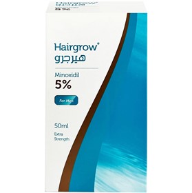 محلول ضد ریزش موی ماینوکسیدیل 5 درصد هیرگرو Hairgrow Minoxidil حجم 50 میلی لیتر