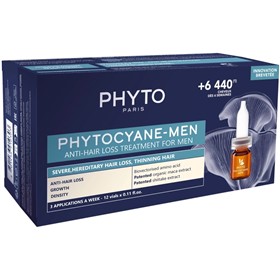 ویال ضدریزش موی آقایان فیتو Phyto Phytocyane Men بسته 12 عددی