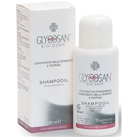 شامپو روغن بیو درم گلیکوزان مخصوص پوست سر حساس و ملتهب Glycosan Shampooil