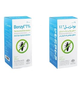 محلول گیاهی ضد شپش بونزیل 1 درصد Bonzyl Anti Lice حجم 35 میلی لیتر