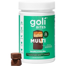 مکمل شکلاتی مولتی ویتامین گلی Goli Bites Multi بسته 30 عددی