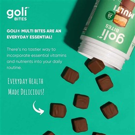 مکمل شکلاتی مولتی ویتامین گلی Goli Bites Multi بسته 30 عددی