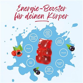 مکمل پاستیل انرژی دهنده آیوی بیرز Superpower Boost Energy بسته 60 عددی