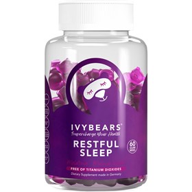 مکمل پاستیل بهبود خواب آیوی بیرز Superpower Restful Sleep بسته 60 عددی