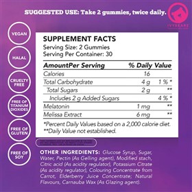 مکمل پاستیل بهبود خواب آیوی بیرز Superpower Restful Sleep بسته 60 عددی