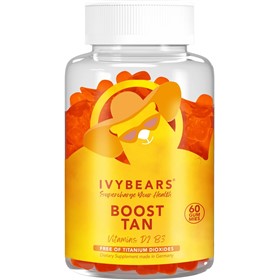مکمل پاستیل برنزه کننده پوست آیوی بیرز Superpower Boost Tan بسته 60 عددی