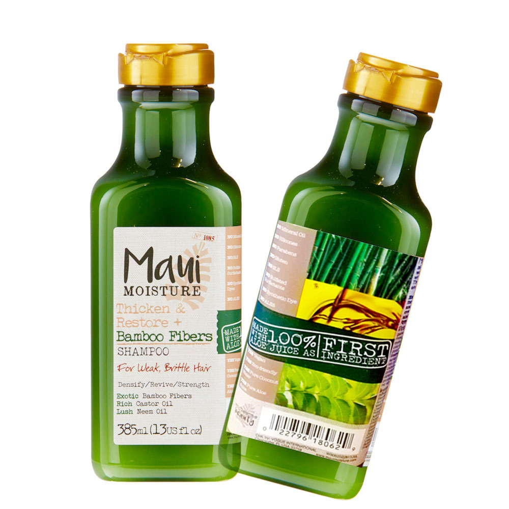 شامپو ضخیم کننده بامبوی مائوئی مویسچر Maui Bamboo Fibers حجم 385 میلی لیتر