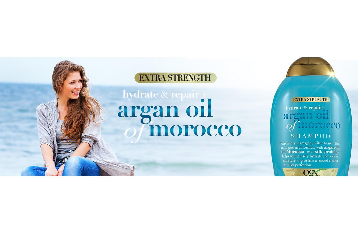 شامپو روغن آرگان مراکشی او جی ایکس Ogx Argan Oil Extra Strength حجم 385