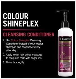 شامپو نرم کننده موهای رنگ شده ترزمی Tresemme Cleansing Conditioner حجم 290 میلی لیتر
