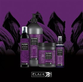شامپو ضد زردی موهای بلوند و روشن بلک پروفشنال Black Platinum حجم 1000 میلی لیتر