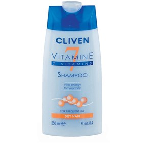 شامپو موهای خشک کلیون مدل 7 Vitamine حجم 250 میلی لیتر
