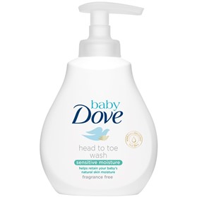 شامپو سر و بدن حساس کودک داو Dove Baby Head to Toe Sensitive Moisture حجم 200 میلی لیتر