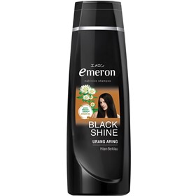 شامپو درخشان کننده موهای مشکی امرون Emeron Black Shine حجم 340 میلی لیتر