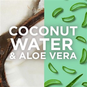 شامپو آبرسان آب نارگیل و آلوئه ورای گارنیه Ultimate Blends Coconut Water حجم 400 میلی لیتر