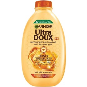 شامپو استحکام بخش و ترمیم کننده عسل گارنیه Garnier Ultra Doux Honey حجم 400 میلی لیتر