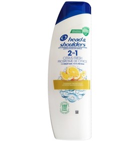 شامپو 2 در 1 ضد شوره موهای چرب هد اند شولدرز Head and Shoulders Citrus Fresh حجم 330 میلی لیتر