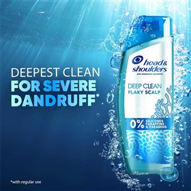 شامپو ضد شوره مواد معدنی دریایی هد اند شولدرز Deep Clean Flaky Scalp حجم 400 میلی لیتر