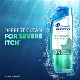 شامپو ضد شوره و ضد خارش هد اند شولدرز Deep Clean Itchy Scalp حجم 400 میلی لیتر