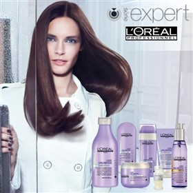 شامپو کراتینه صاف کننده موی حرفه ای لورال سری اکسپرت LOreal Liss Unlimited حجم 300 میلی لیتر